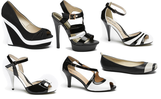 TO GO BLACK & WHITE - קולקציית נעליים קיץ 2013
