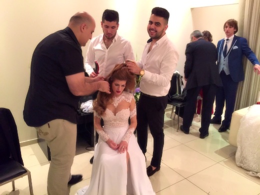 גיורא יצחקוב תסרוקת כלה וובה המרוץ למיליון