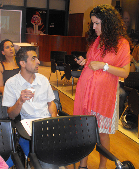 ראובן אברמוב בהדרכה של קרסטס