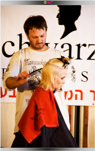 רפי חובב - הפקת קטלוג עיצובי שיער. צילום: בראש - פורטל יופי ישראלי.