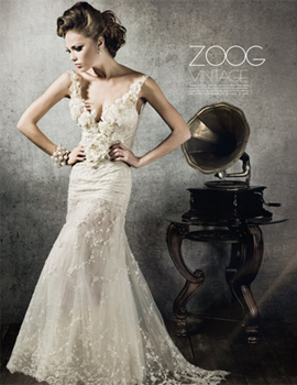 שמלת כלה אחת ויחידה - קולקציית שמלות כלה 2010 ZOOG. צילום: טל רביבו.