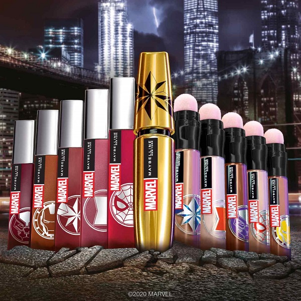 marvel collection maybelline NY 2020